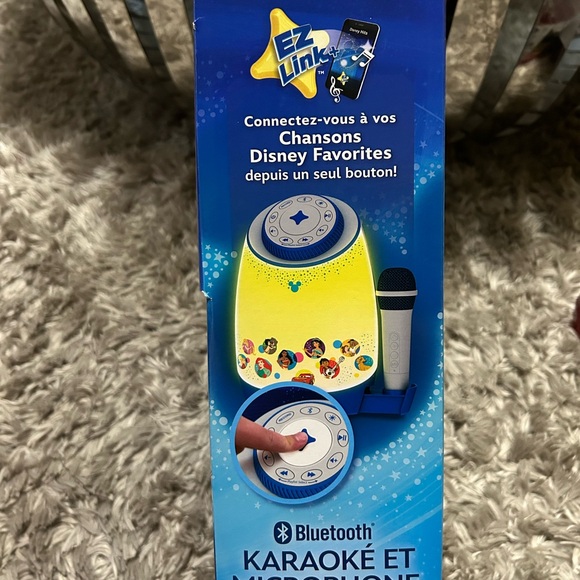 eDisney Karaoke Machine for Kids with Bluetooth Speaker and Wireless Microphone - Picture 11 of 12